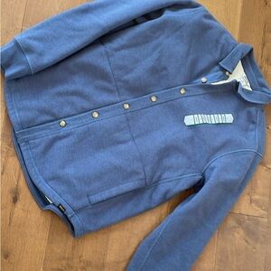 Duluth Trading Co Blue Shirt Jacket
